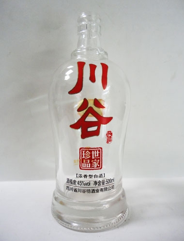 莆田玻璃烤花酒瓶
