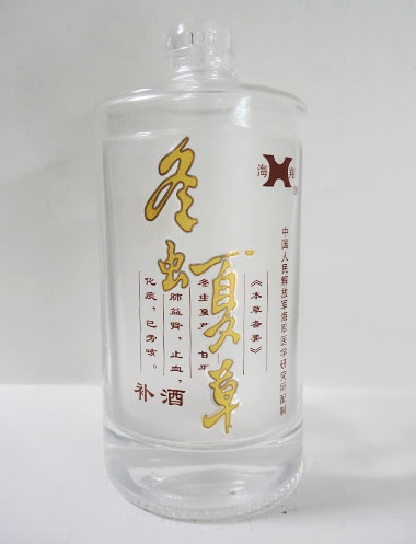 杭州晶白玻璃酒瓶